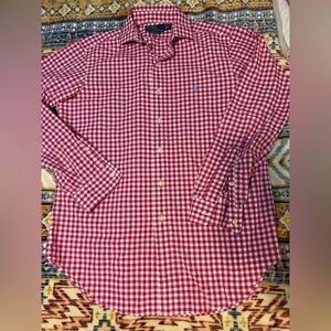 POLO Ralph Lauren Red Gingham Westerton Button Down Shirt